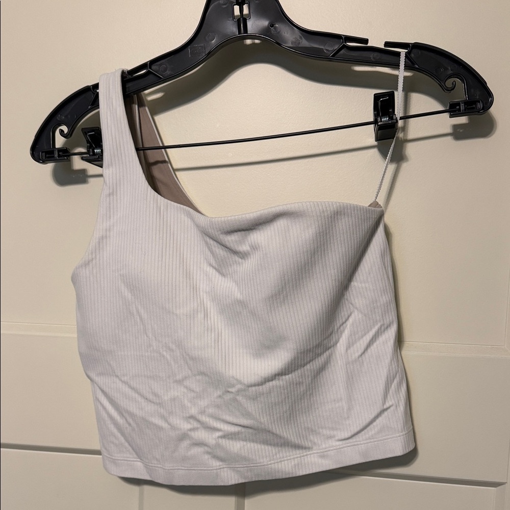 Lululemon ribbed nulu asymmetrical yoga tank top